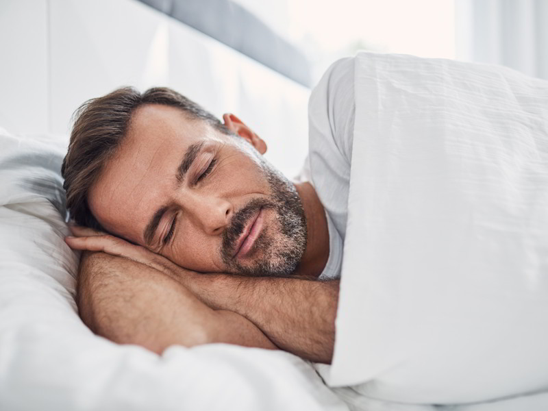 Hombre descansando